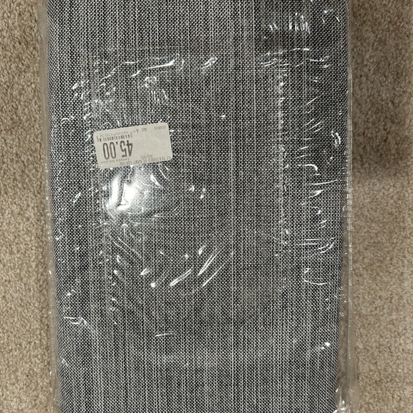 Our Table Textured Rectangle Table Cloth in Navy - Picture 2 of 3